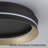 Modern Dimmable LED Drum Flush Mount
