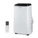 Coby 8,150 BTU SACC/CEC Portable Air Conditioner, 550 Sq. Ft., 12,000 BTU ASHRAE 128, White