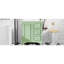 Armoire de meuble-lavabo avec lavabo en céramique / 4 tiroirs et tablettes réglables / meuble-lavabo-113435648
