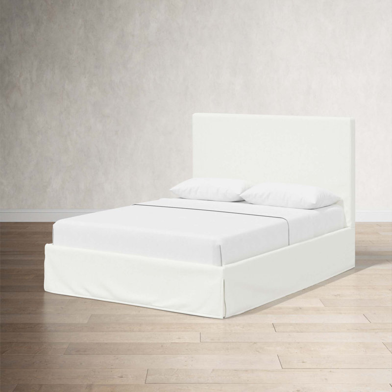 Verona Upholstered Slipcover Bed, King, Classic Chocolate Velvet