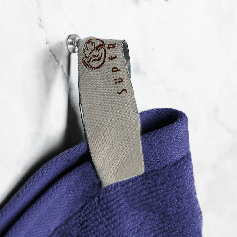 Ensemble de serviettes de bain 100% coton Winthrop , Marine