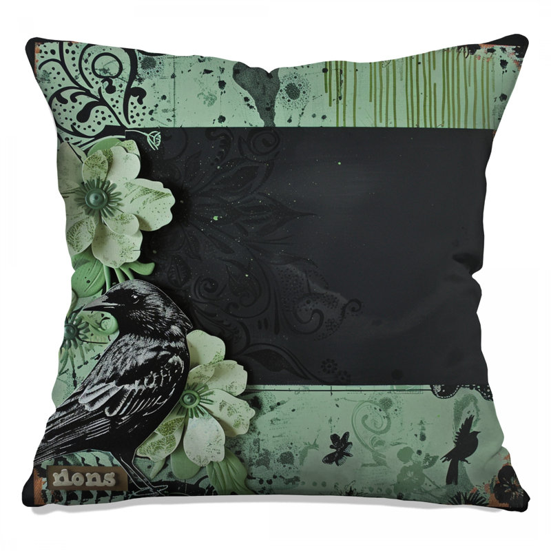 Coussin Bird, 20 po x 20 po