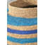 Seagrass Natural Stripe Round Basket-110455277