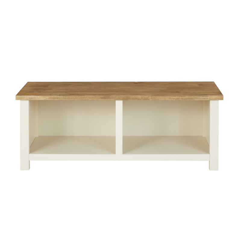 Pheadra Storage Bench, Easy White