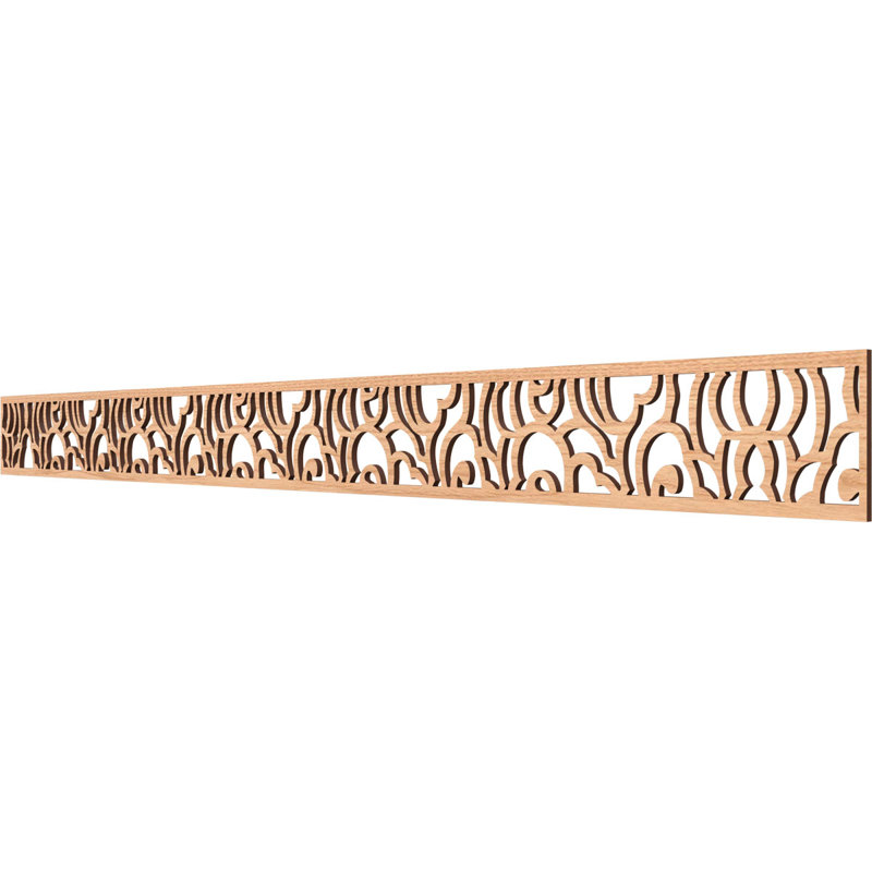 Moulure de panneau Springfield, Noyer blanc, H 4 po x l 46,375 po x P 0,375 po
