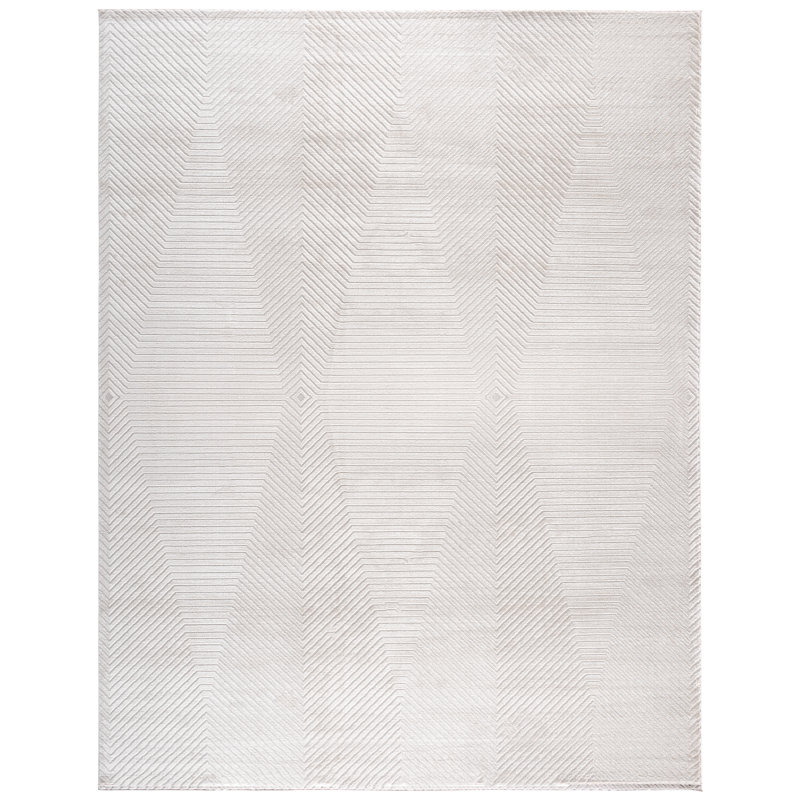 Tapis Carter 212 ivoire / taupe Carter, Rectangle 8 pi x 10 pi