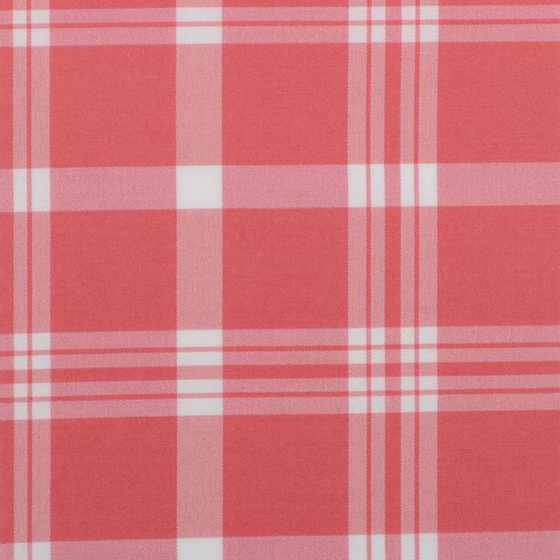 Sutton Plaids Fabric, Coral
