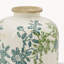 Ensemble de 3 vases en céramique à motifs floraux, grands, moyens et petits