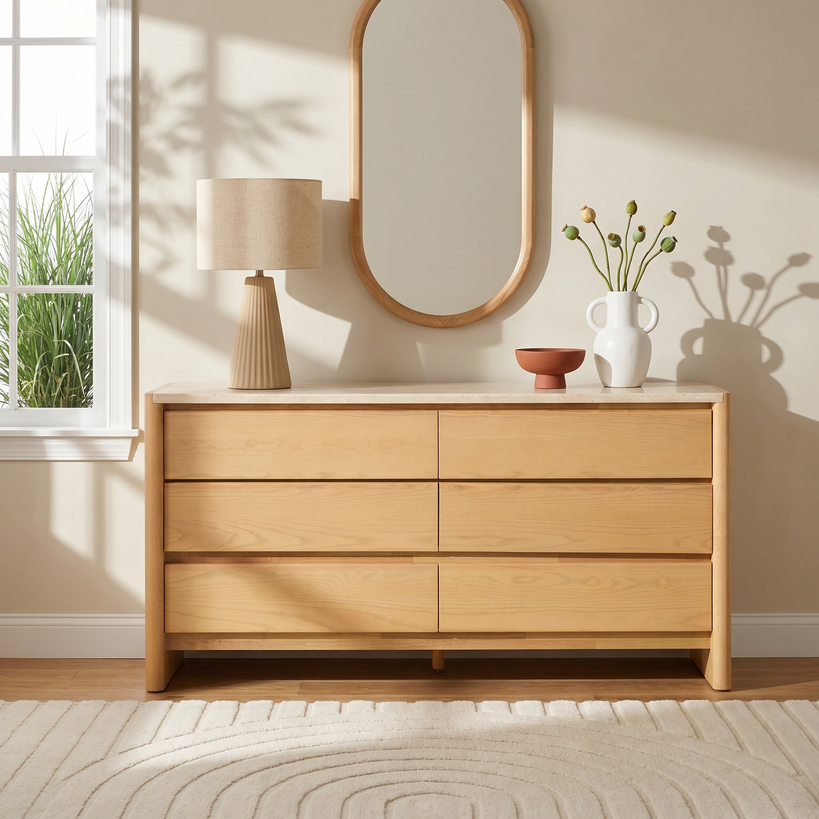Granita 6 - Drawer Double Dresser