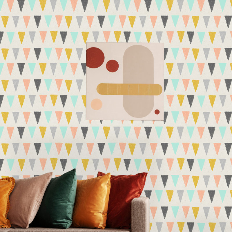Rouleau de papier peint adhésif Heyward, L 16,67 po x l 25 po