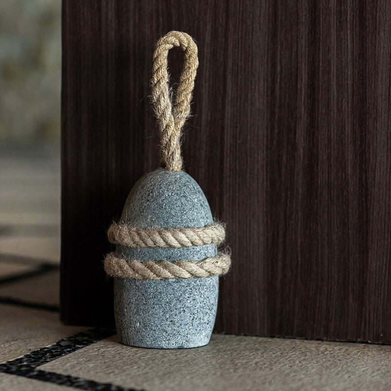 Butoir de porte River Stone - Dia 4,5 po x H 8 po