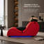 Faux Leather Chaise Lounge-122627829