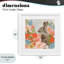 «Bunny In The Blooms», reproduction d'art sous verre encadrée par Cat Thurman Designs-208227080-208227082