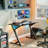 ARES WING Gaming Desk with Infinity Mirror RGB Light Office Computer Table Z Shade White-106460472