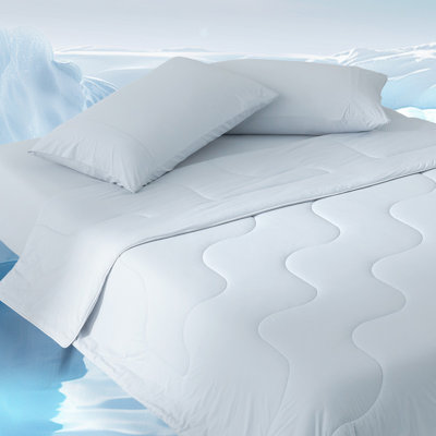 Couverture respirante réversible à double face pour les dormeurs chauds