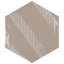 Classico Bardiglio Hex 7" x 8" Porcelain Patterned Wall & Floor Tile