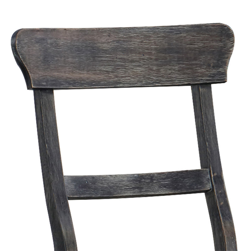 Ensemble de 2 chaises d'appoint gris patiné