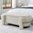 Linen Fabric Bench With Large Storage Space For The Living Room, Entryway And Bedroom-1616556820