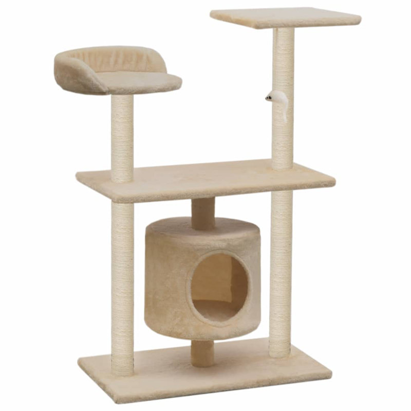 Alysa 95cm H Cat Tree, Beige