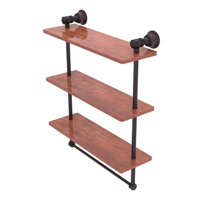 Étagère murale en bois triple Freyja