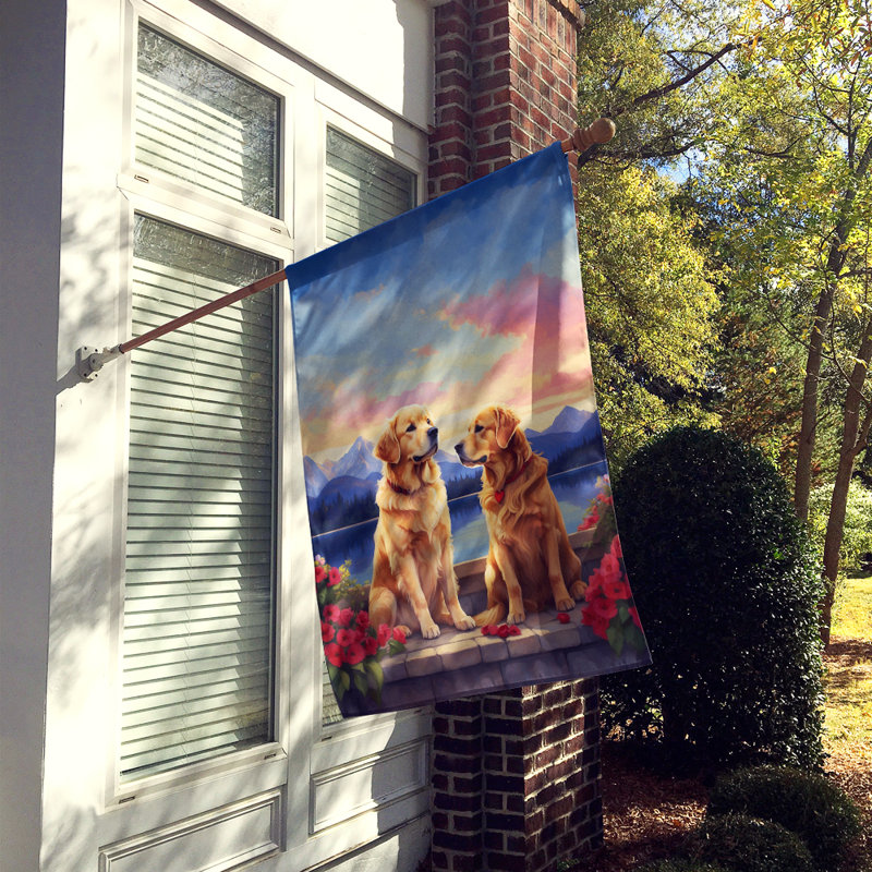 Double Sided 40'' H x 28'' W Polyester Valentine's Day House Flag