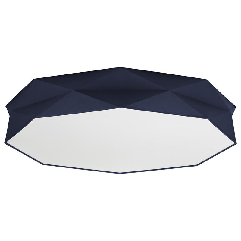Lucien Flush Mount, Dark Blue