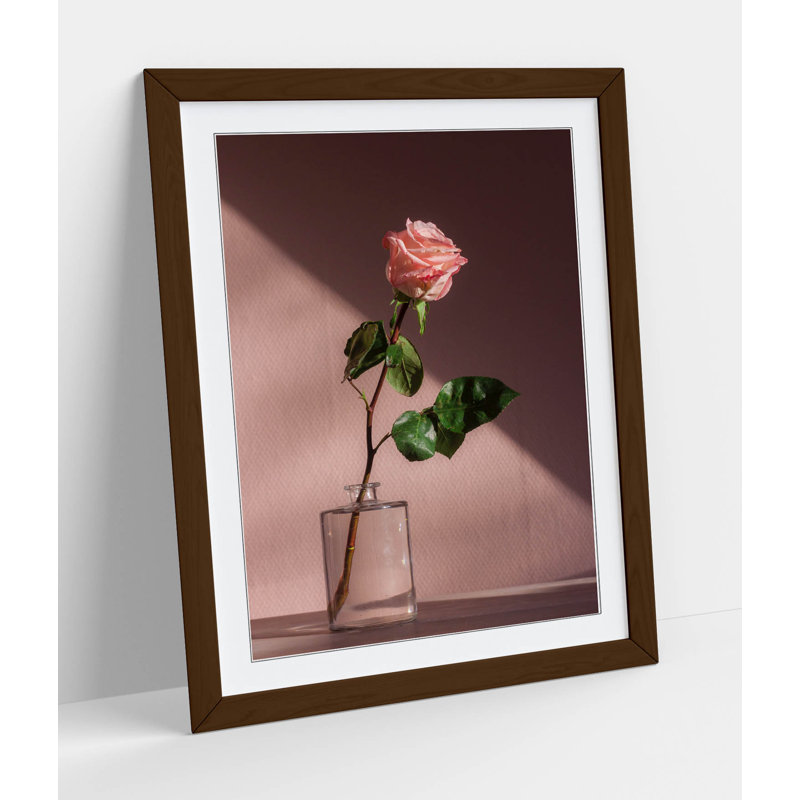 Single Picture Frame Print, Walnut, 89 cm H x 64 cm W