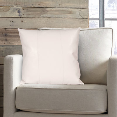 Coussin décoratif en similicuir