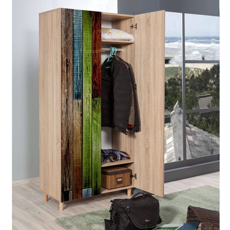 Billie 2 Door Manufactured Wood Wardrobe