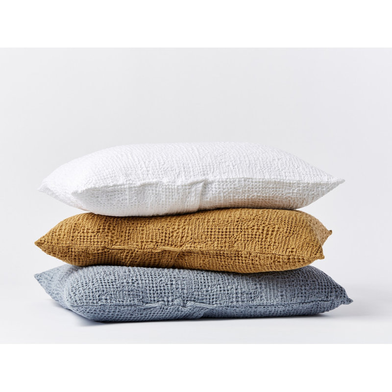Reyes Pillow Sham, Alpine White, Standard/Twin