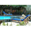 Brianna Outdoor Teak Chaise Lounge