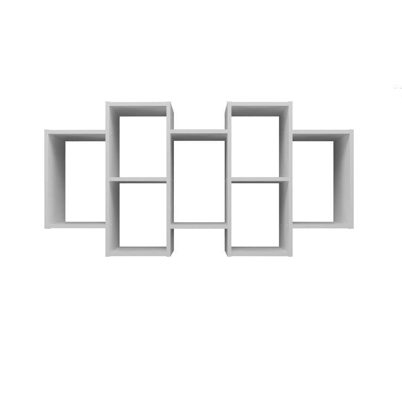 Fatyma 7 Piece Accent Shelf, White