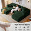 Canapé modulaire Boneless 108,1 "Cloud Couch. Canapé modulaire en U confortable pour salon. Canapé modulaire en mousse à mémoire de forme-800064642