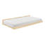 Natural Pine Finish Twin Trundle Transitional Bedroom Furniture 1pc