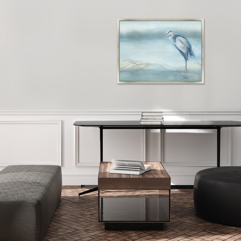 Great Blue Heron III Painting by D’Alessandro Léon