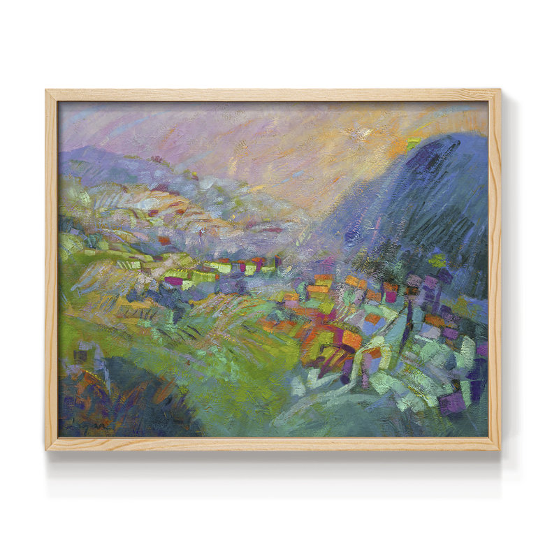 Étreinte - imprimé encadré - réarmable, Natural, H 22 po x l 28 po
