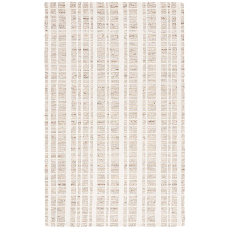 Tapis ivoire / taupe Armengol 651, Rectangle 4pi x 6 pi