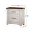 Table de chevet 3 tiroirs avec chargeurs USB