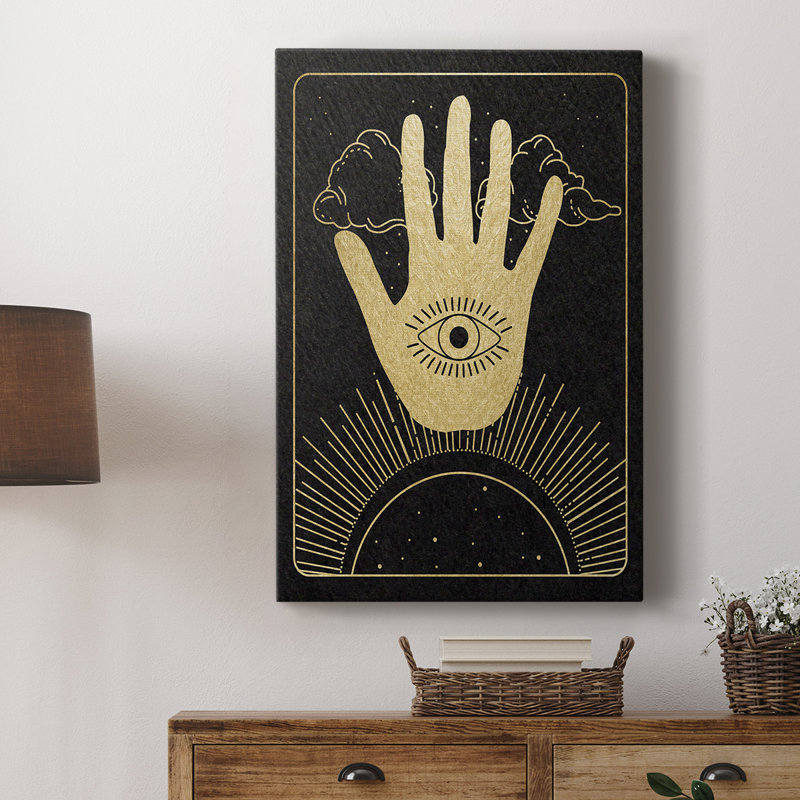 Palmier céleste - galerie Cavas sur mesure, H 18 po x l 12 po