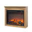 28 Inch TV Entertainment Centre with Electric Fireplace and Realistic Flame Effect
