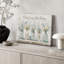 «Cherish Every Little Blessing Blue Floral Vase», images de salon, impression sur toile encadrée-134328950-134328946