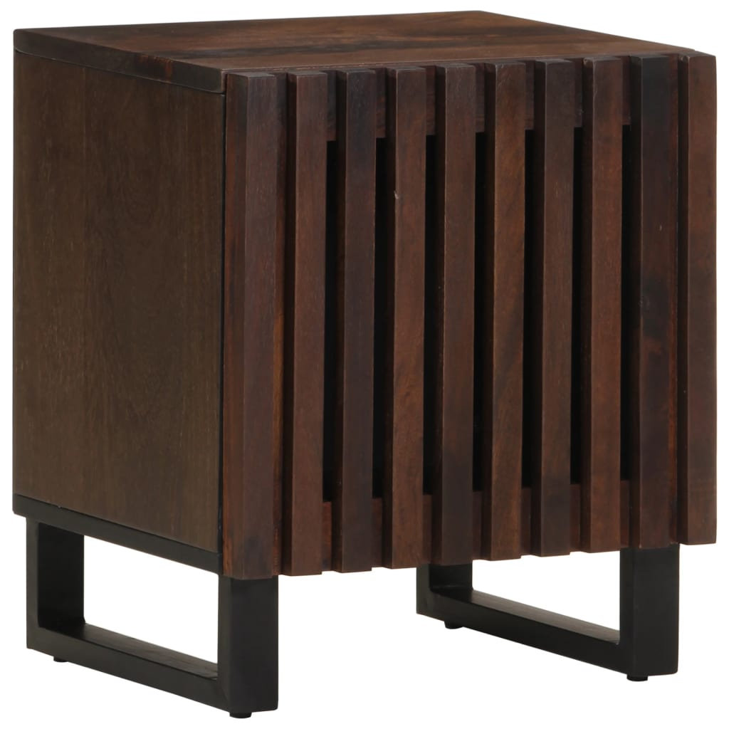 Vidaxl (Solid Mango Wood, 2 Pcs) Bedside Cabinet Home Nightstand Bed Table Side Table Solid Wood Mango - Image 2