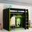 Loft Bed With Desk, Wardrobe And RGB Lights-685877831