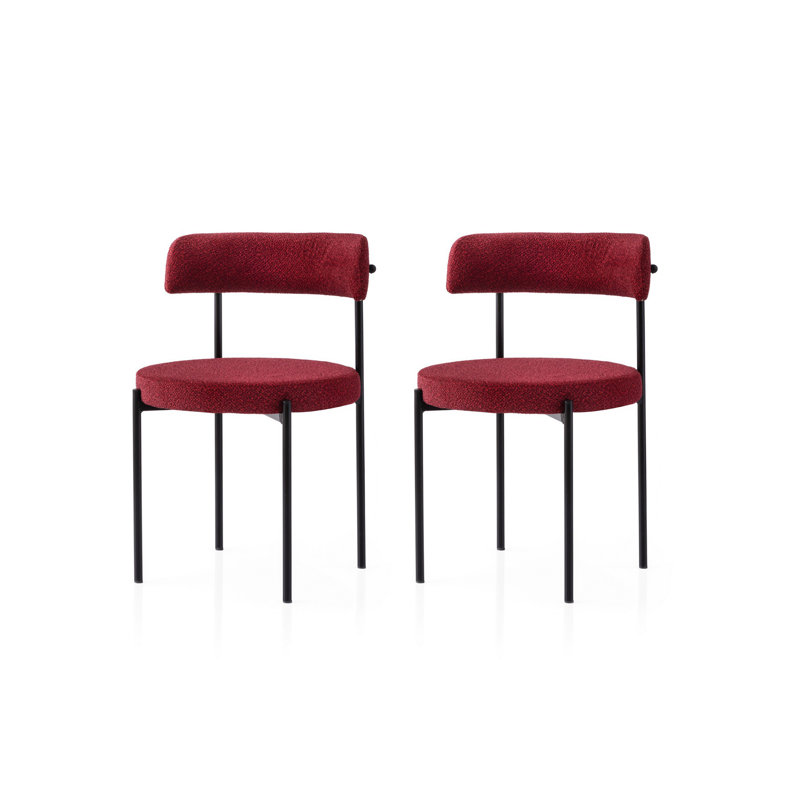 Ensemble de chaises (2 pièces), Rouge
