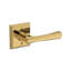 Wyndcliff Passage Lever with Chamfered Square Rose in Venetian Bronze-183790139