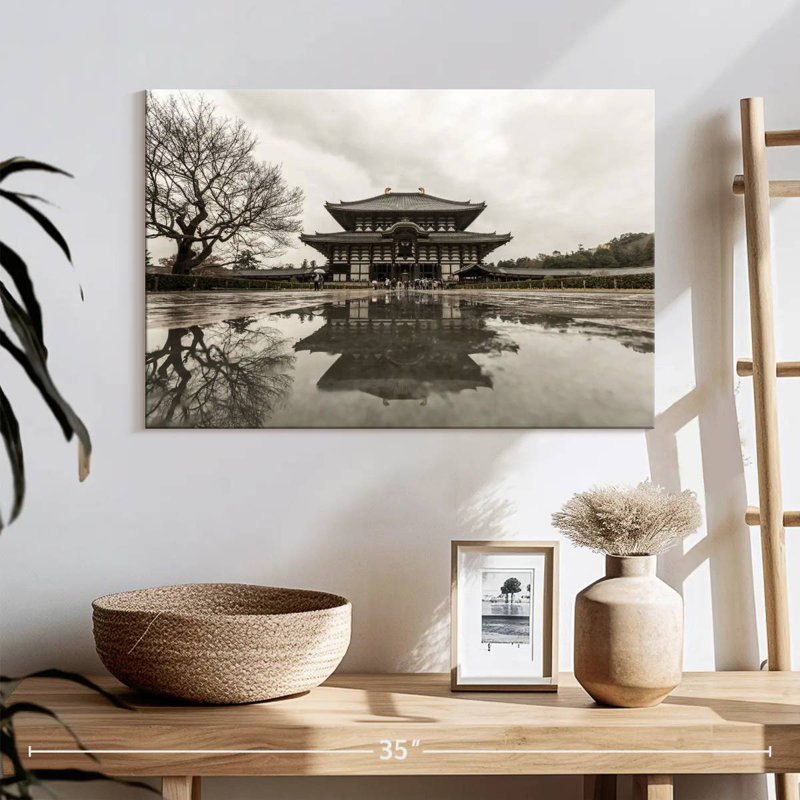 Adella Todaiji Temple Reflection, 16" H x 24" W