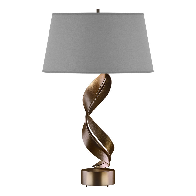 Folio 25.1" Table Lamp, Flax, Bronze