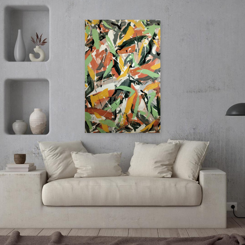 Art contemporain contemporain, H 36 po x l 24 po