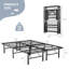 Assise sans sommier pour lit plateforme en métal 14 po Alwyn Home-292275142