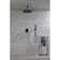Ceiling Mounted Shower System Combo Set With Handheld And 16"Shower Head